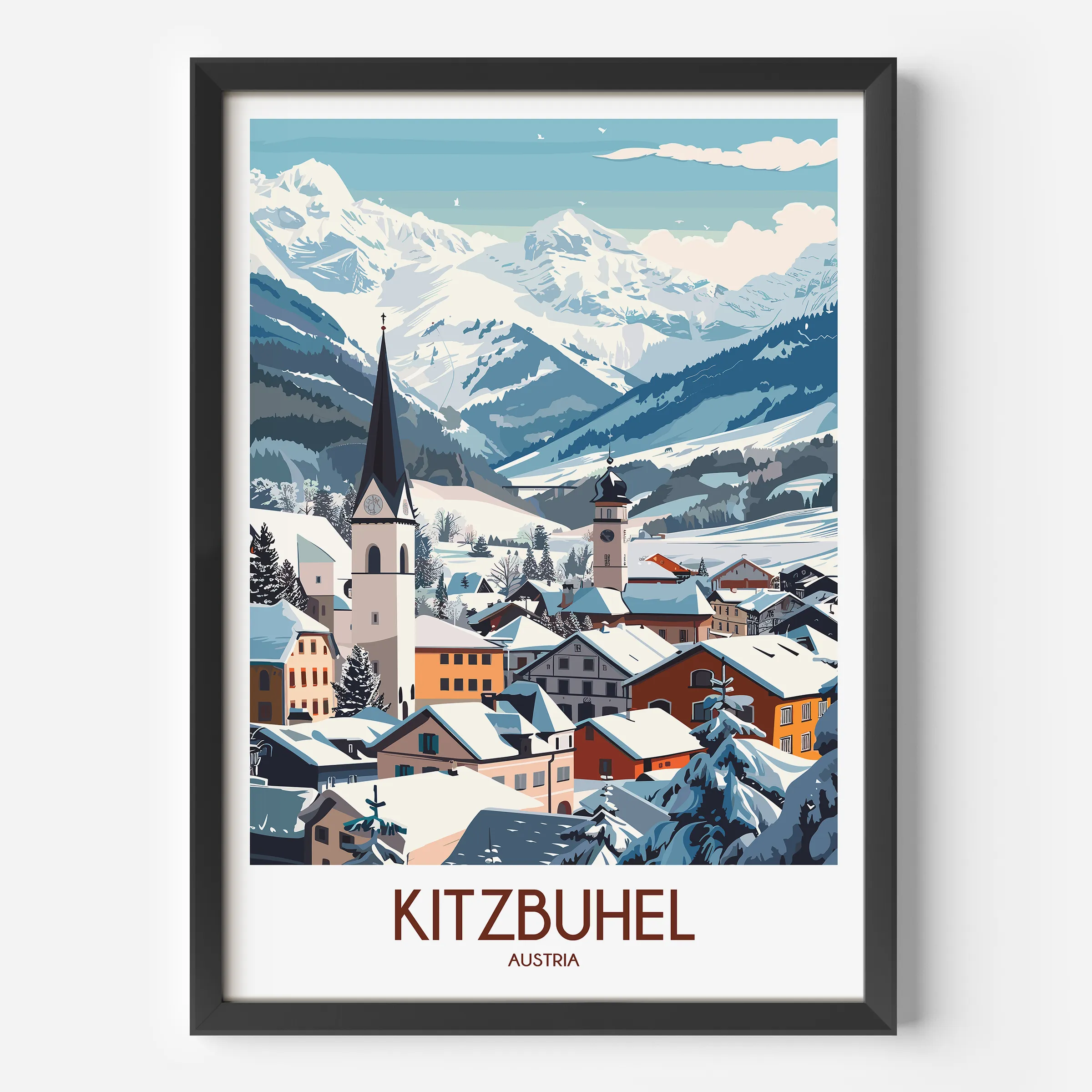 Kitzbuhel Minimalist Wall Art