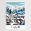 Kitzbuhel Modern Travel Poster