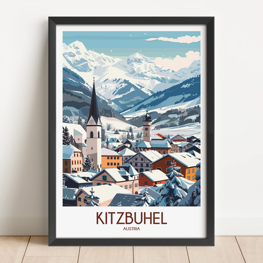 Kitzbuhel Souvenir Poster Print