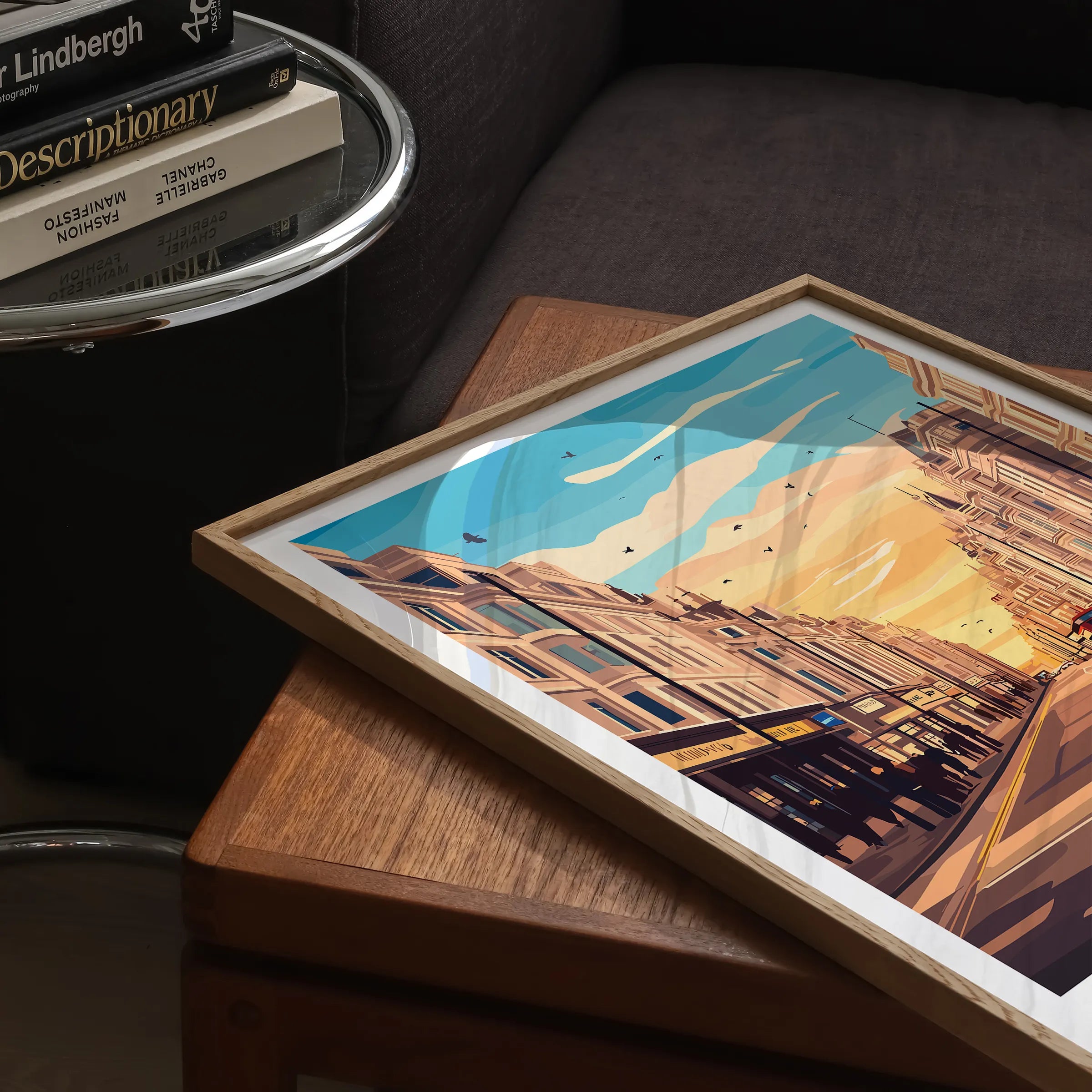 Knightsbridge Vintage Style Print
