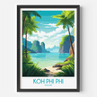 Koh Phi Phi Destination Art Gift