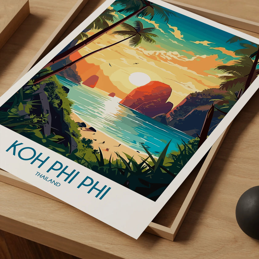 Koh Phi Phi Scenic Landscape Art