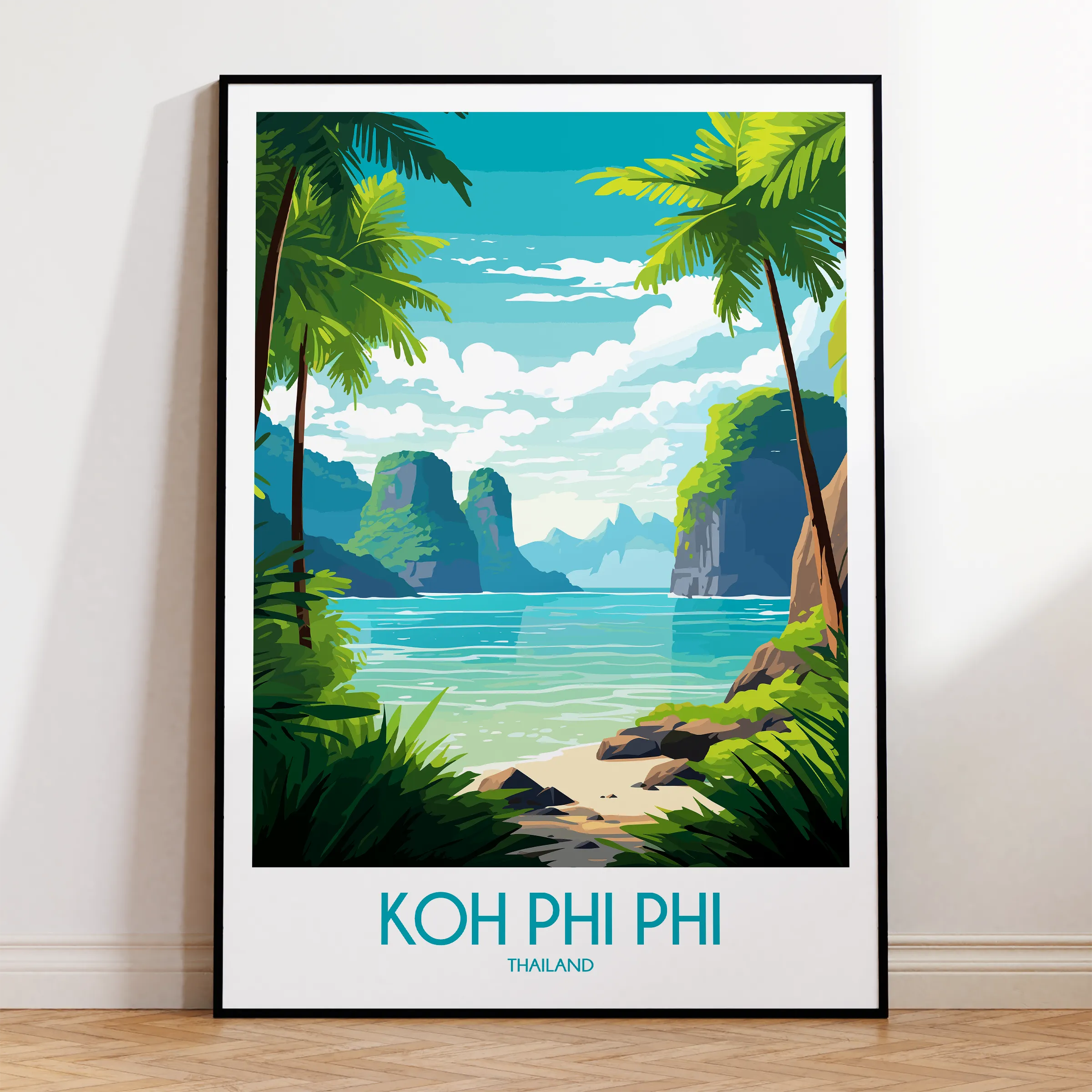 Koh Phi Phi Souvenir Poster Print