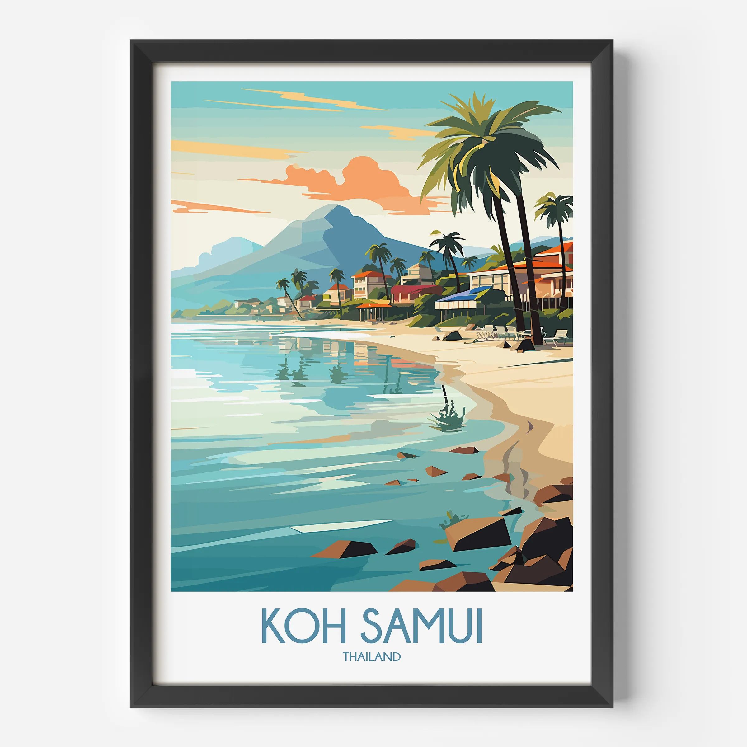 Koh Samui Minimalist Wall Art