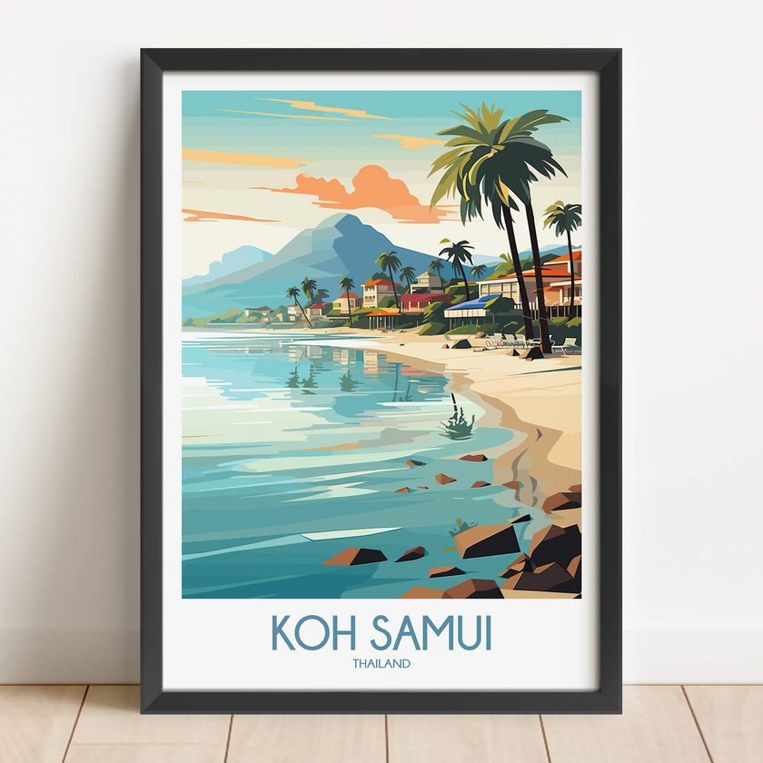 Koh Samui Souvenir Poster Print