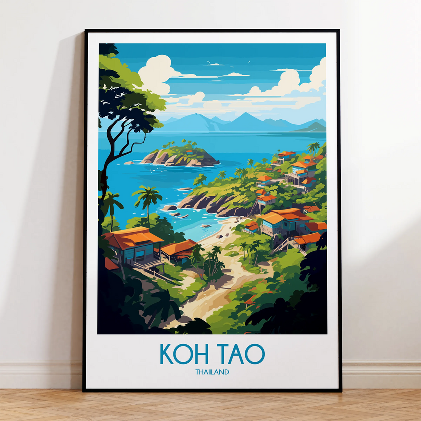 Koh Tao Scenic Landscape Art