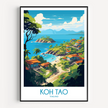 Koh Tao Souvenir Poster Print