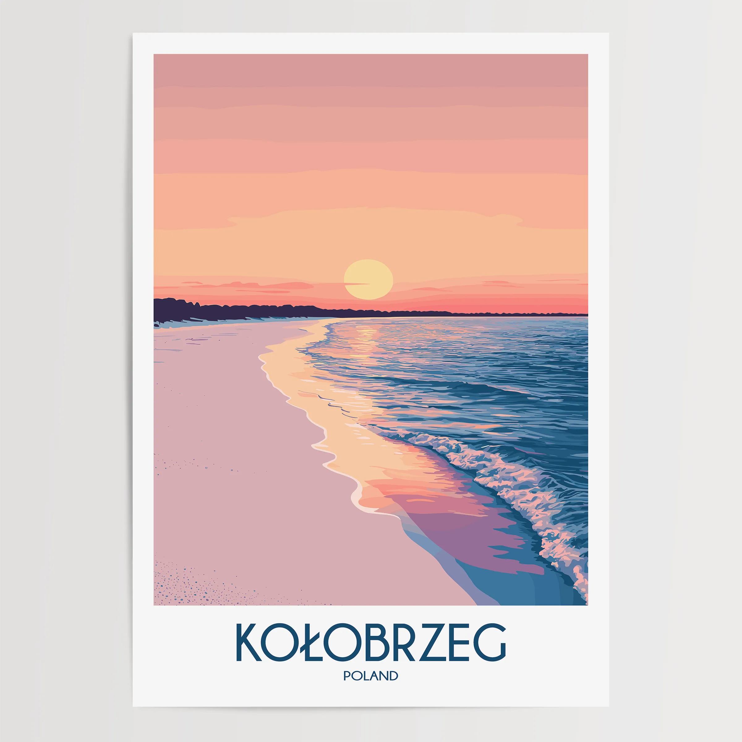 Kolobrzeg Destination Art Gift