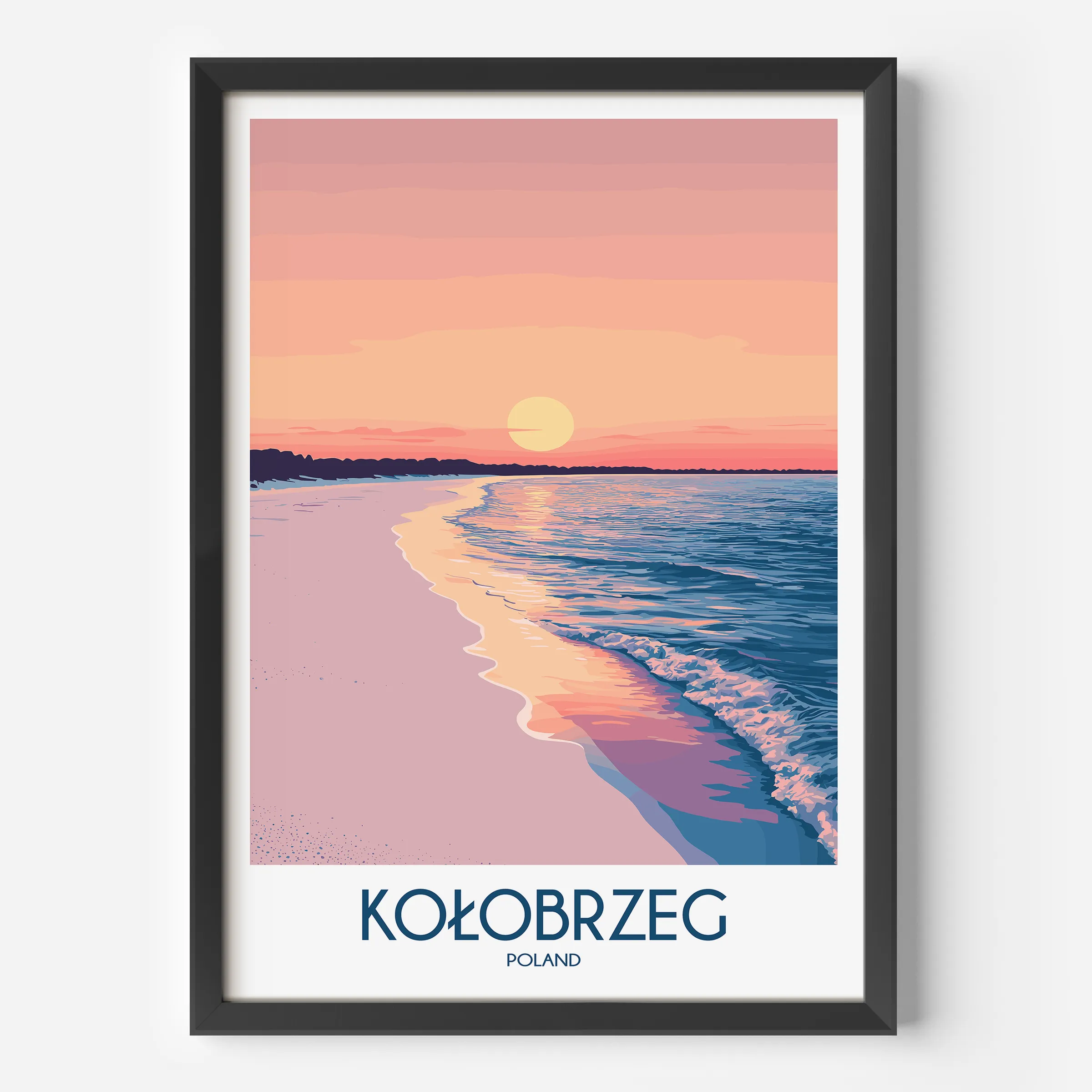Kolobrzeg Minimalist Wall Art