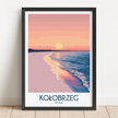 Kolobrzeg Modern Travel Poster