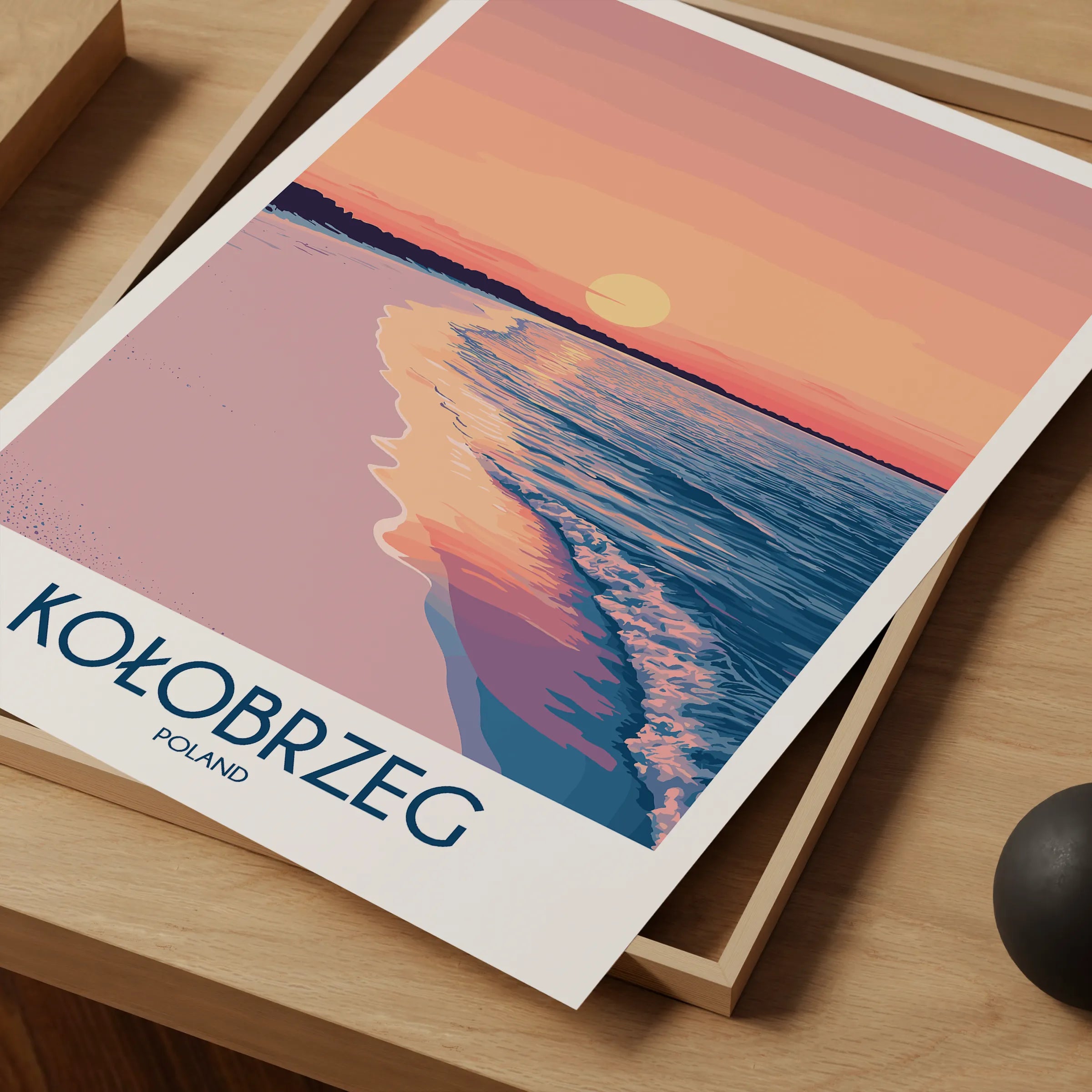 Kolobrzeg Souvenir Poster Print