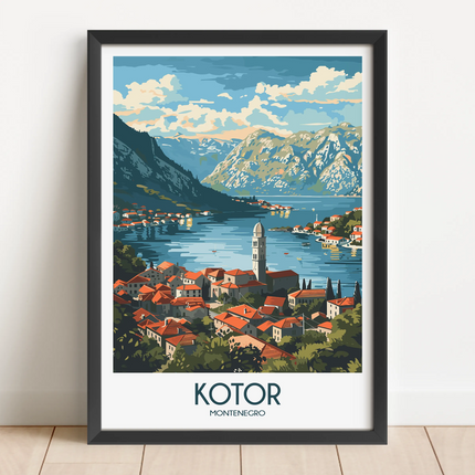 Kotor Destination Art Gift