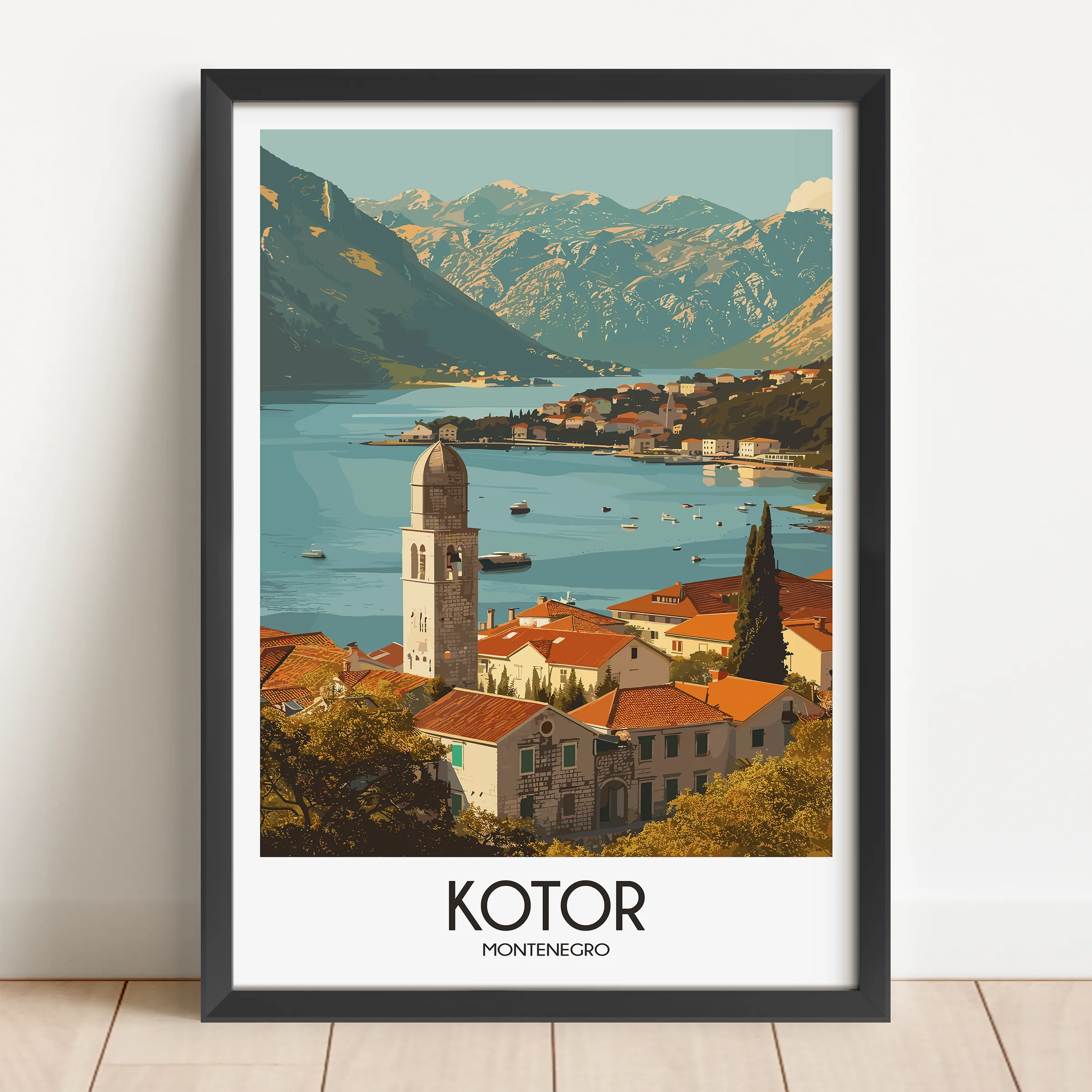 Kotor Minimalist Wall Art