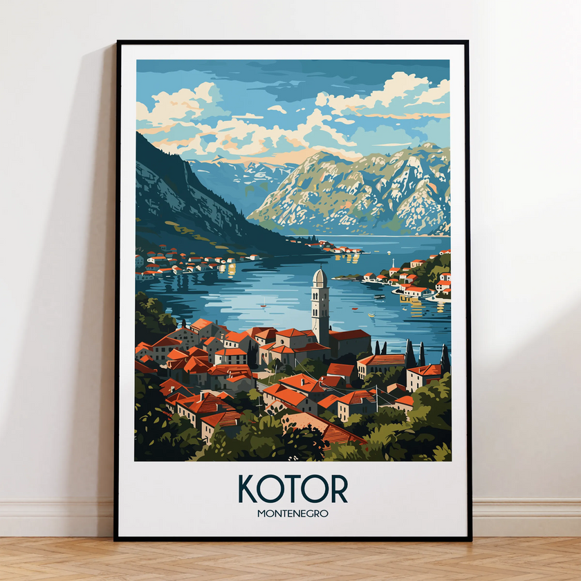 Kotor Minimalist Wall Art