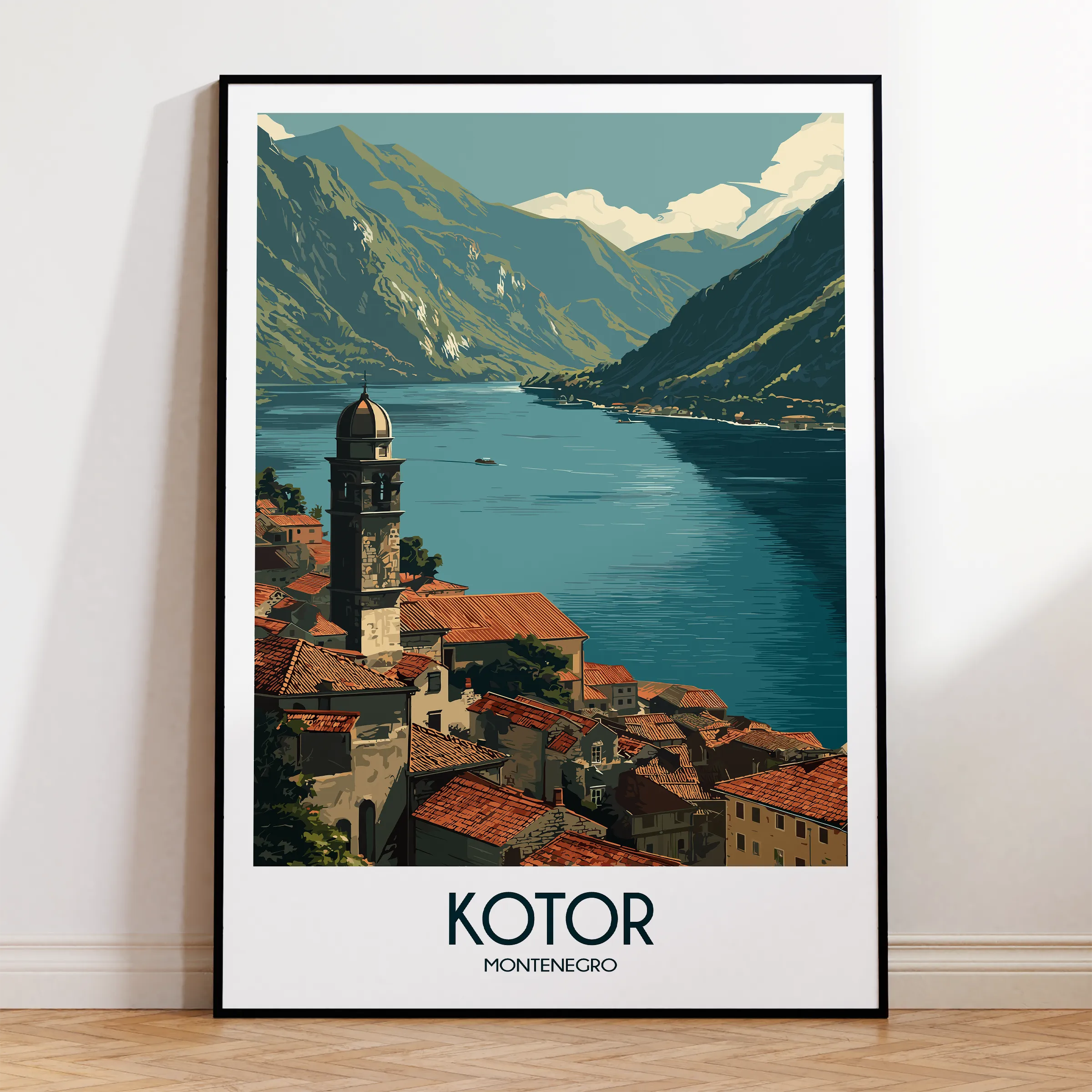 Kotor Minimalist Wall Art