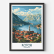 Kotor Scenic Landscape Art