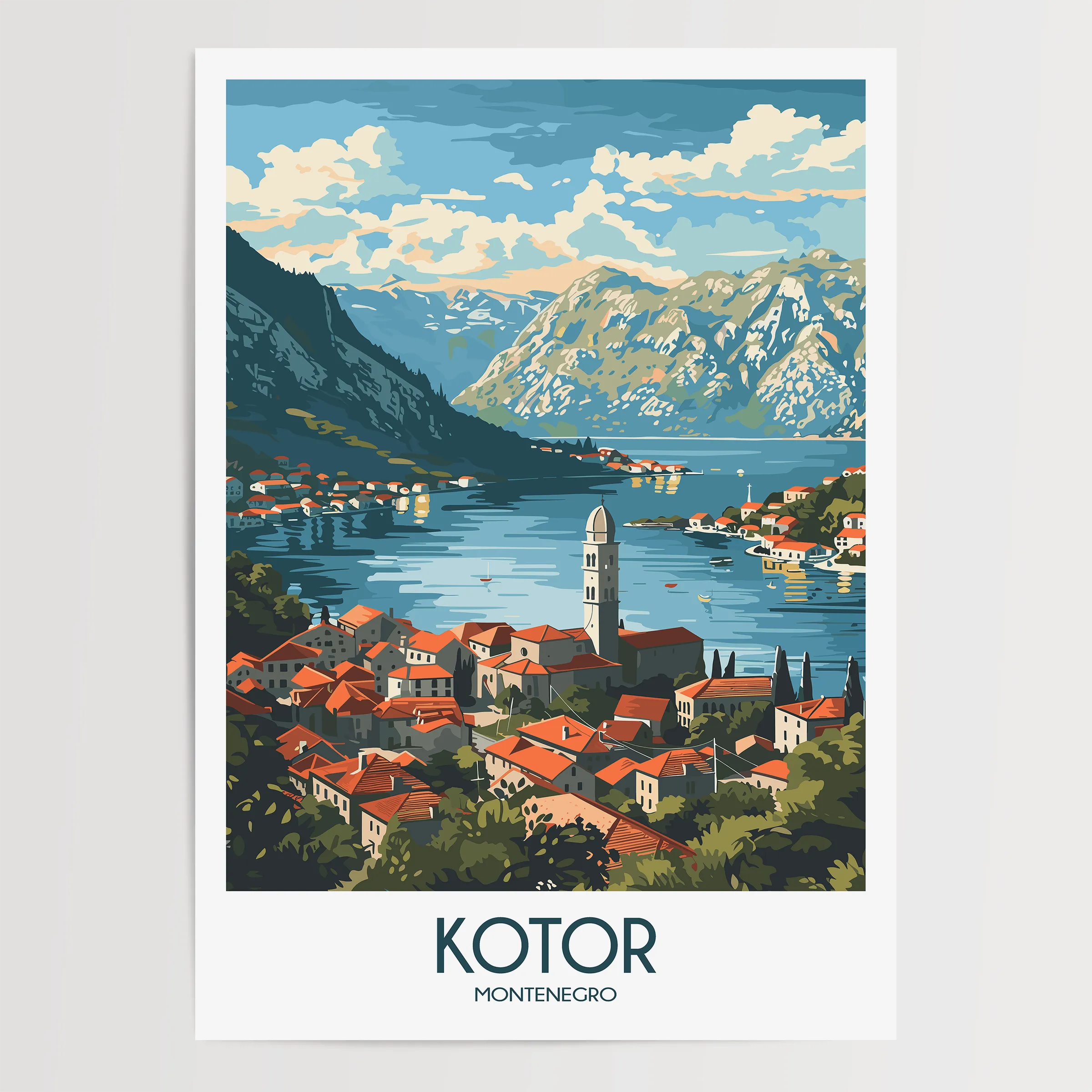 Kotor Souvenir Poster Print