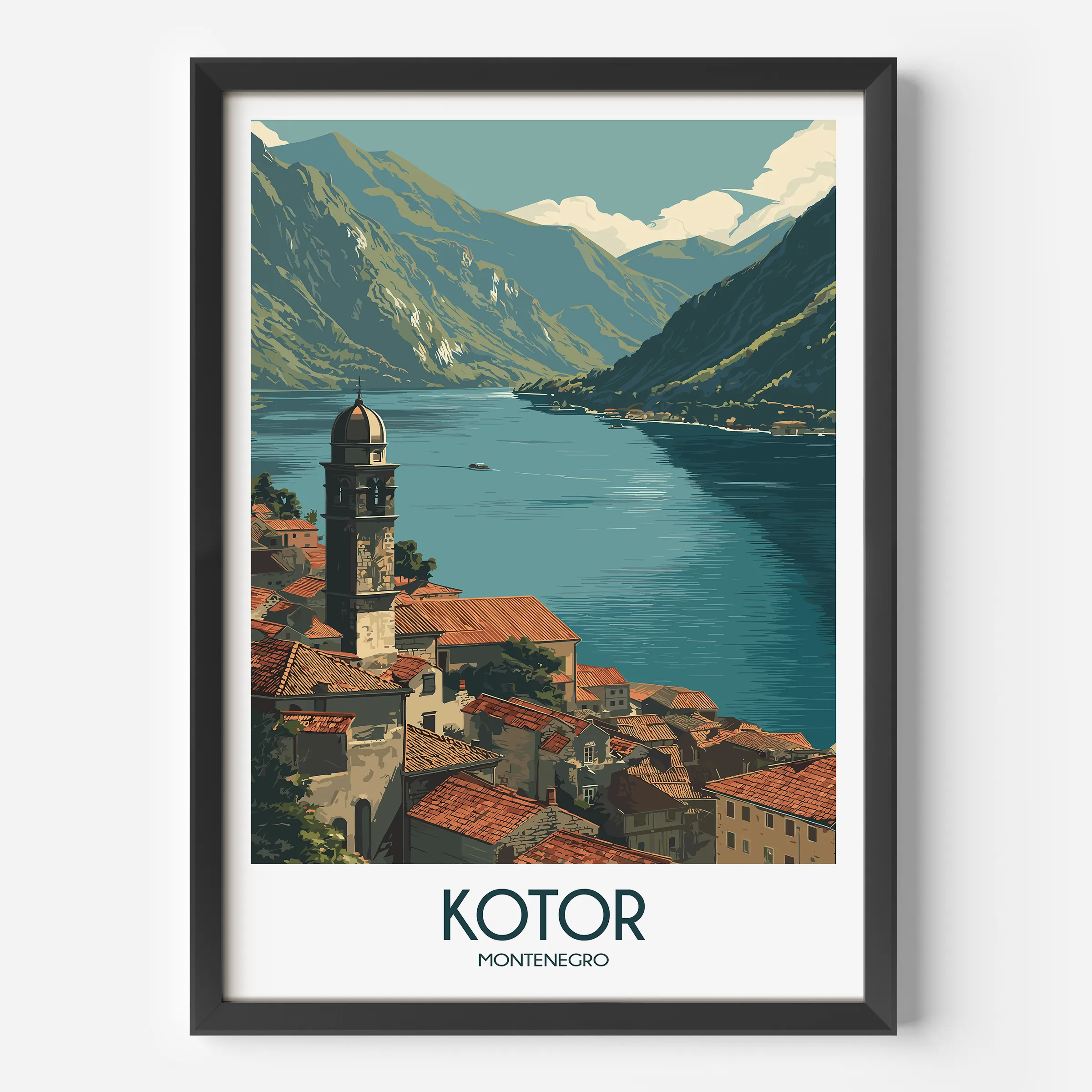 Kotor Souvenir Poster Print