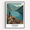Kotor Vintage Style Print