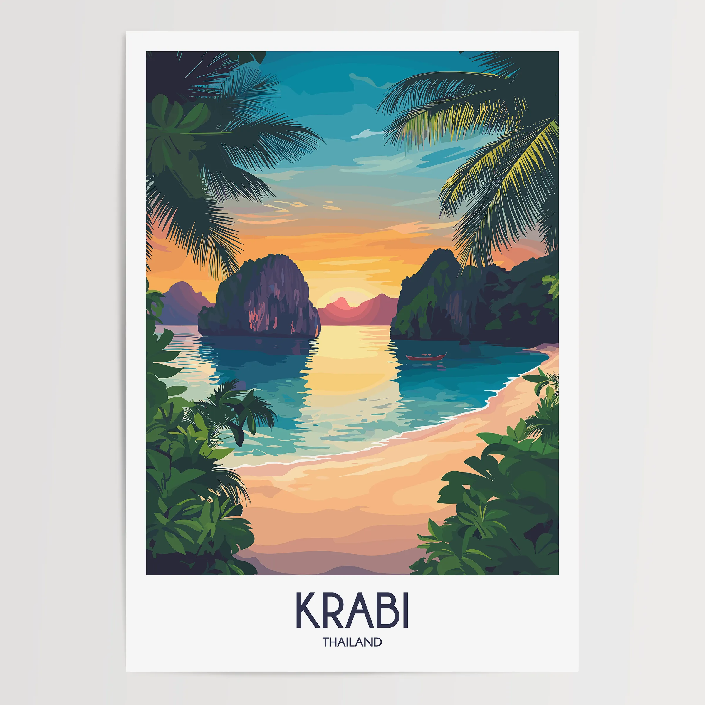 Krabi Minimalist Wall Art