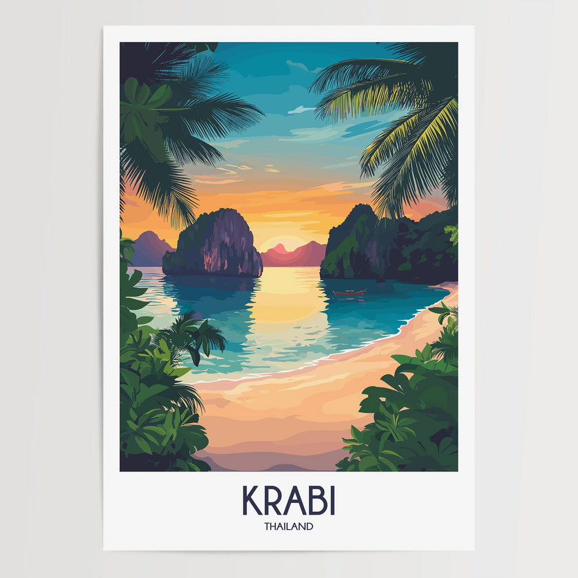 Krabi Minimalist Wall Art