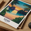 Krabi Retro Travel Illustration