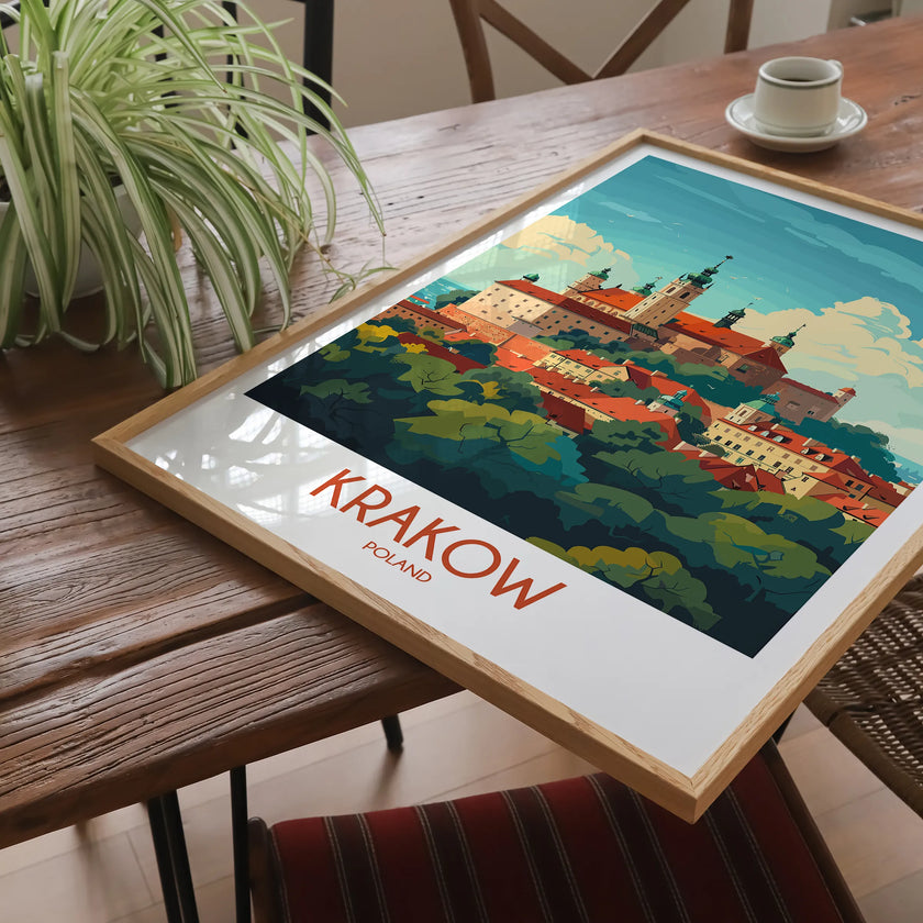 Krakow Destination Art Gift