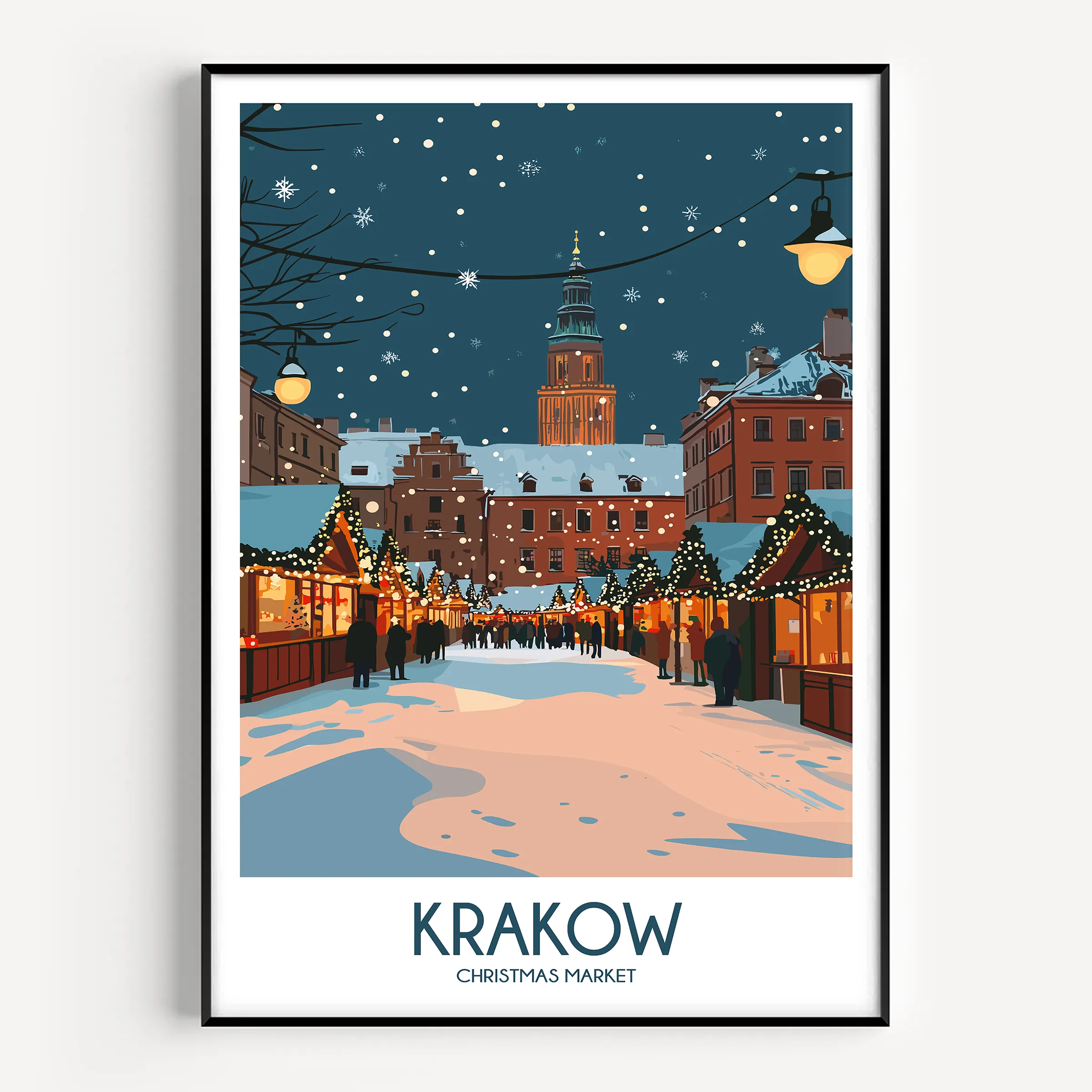 Krakow Destination Art Gift