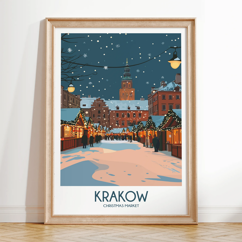 Krakow Vintage Style Print