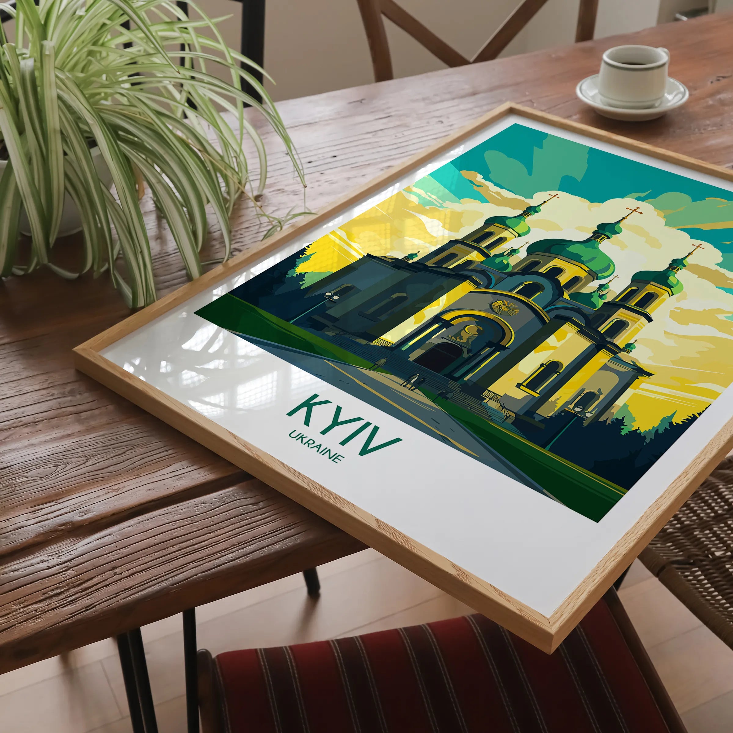 Kyiv Modern Travel Poster