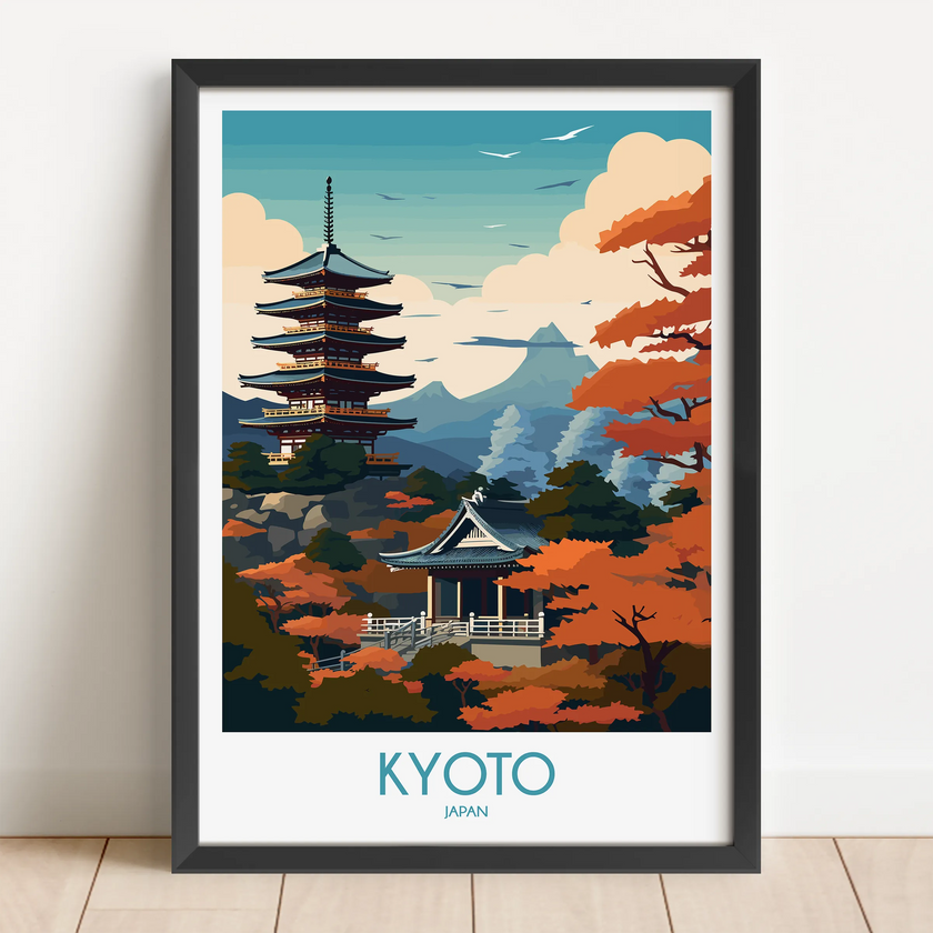 Kyoto Scenic Landscape Art
