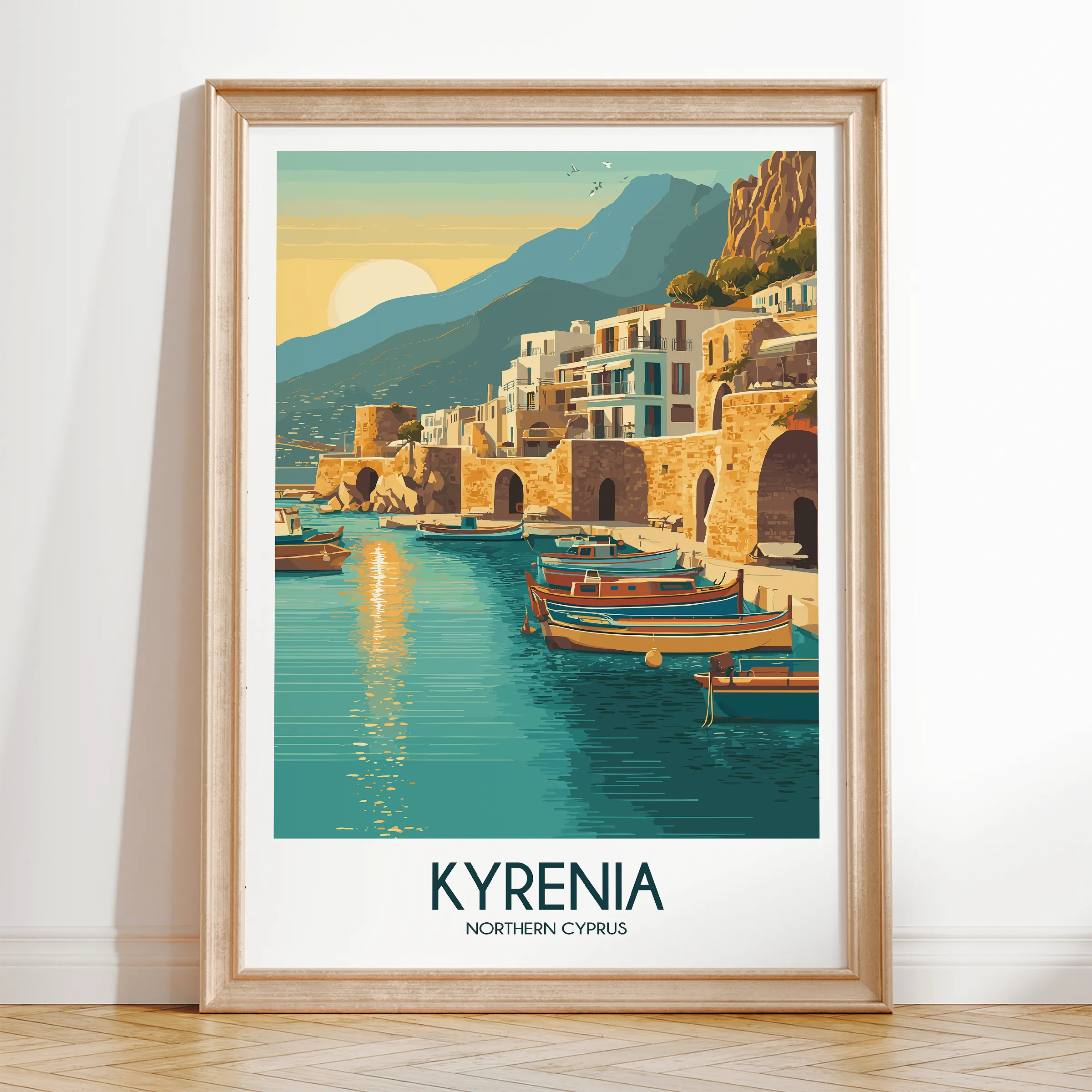 Kyrenia Vintage Style Print