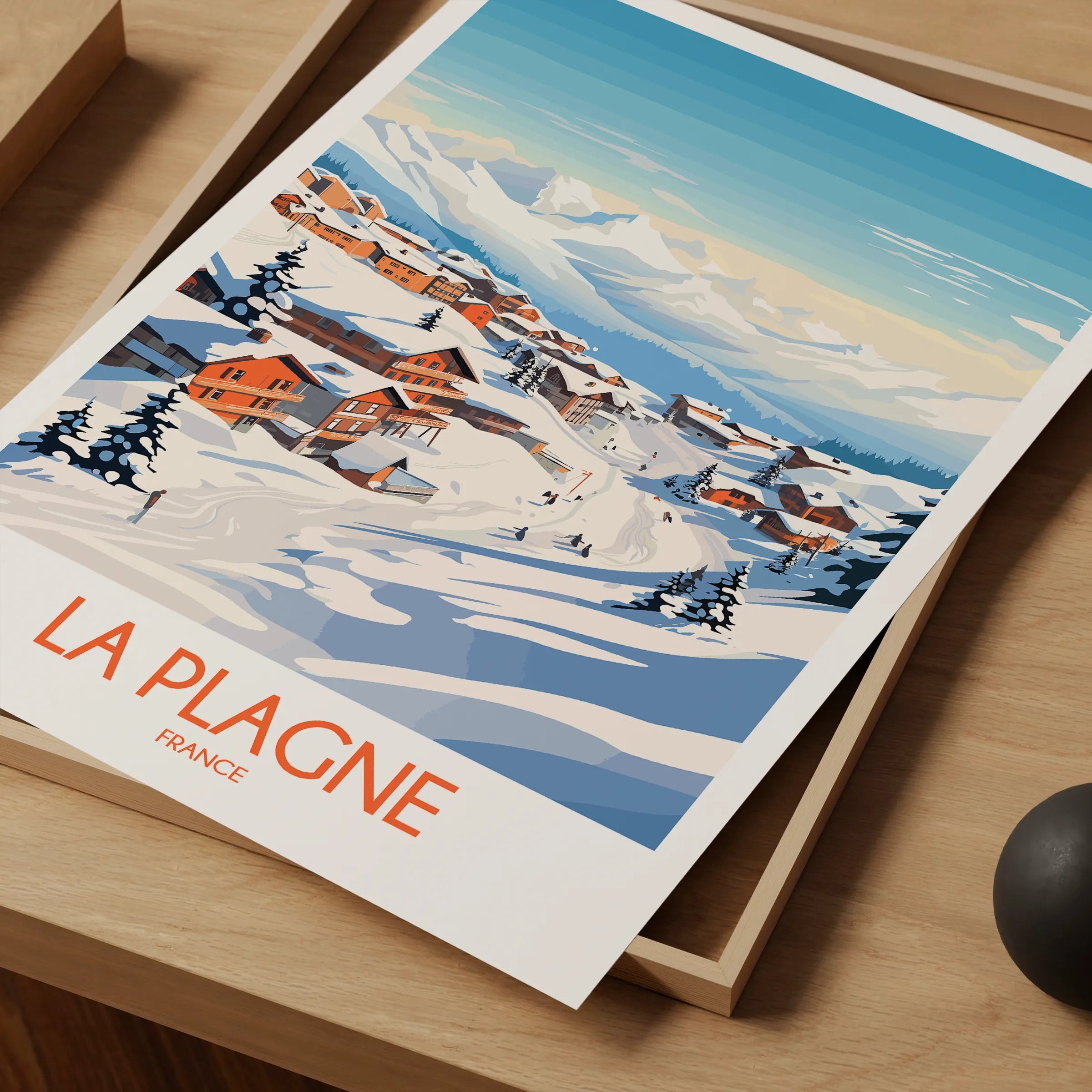 La Plagne Destination Art Gift
