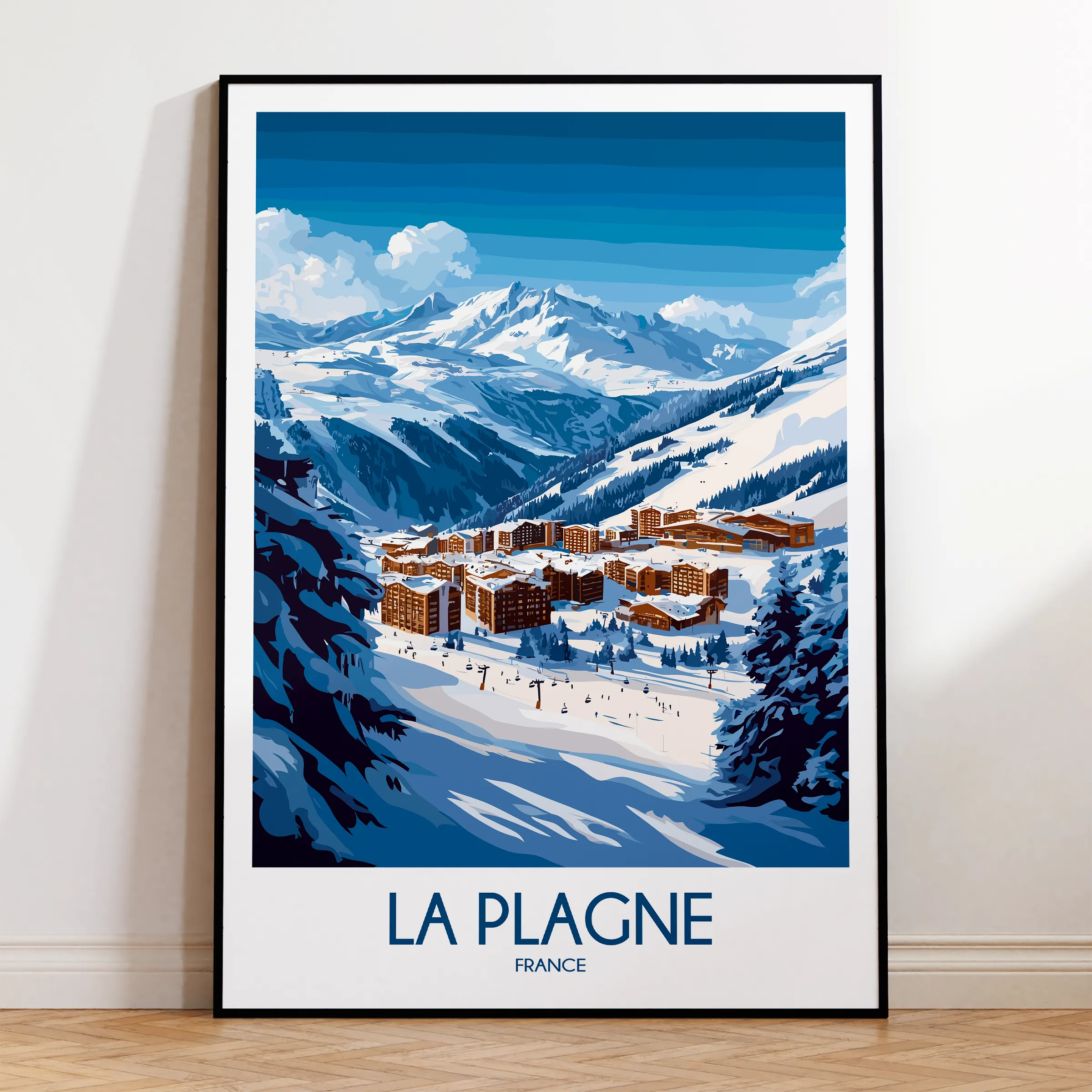 La Plagne Scenic Landscape Art