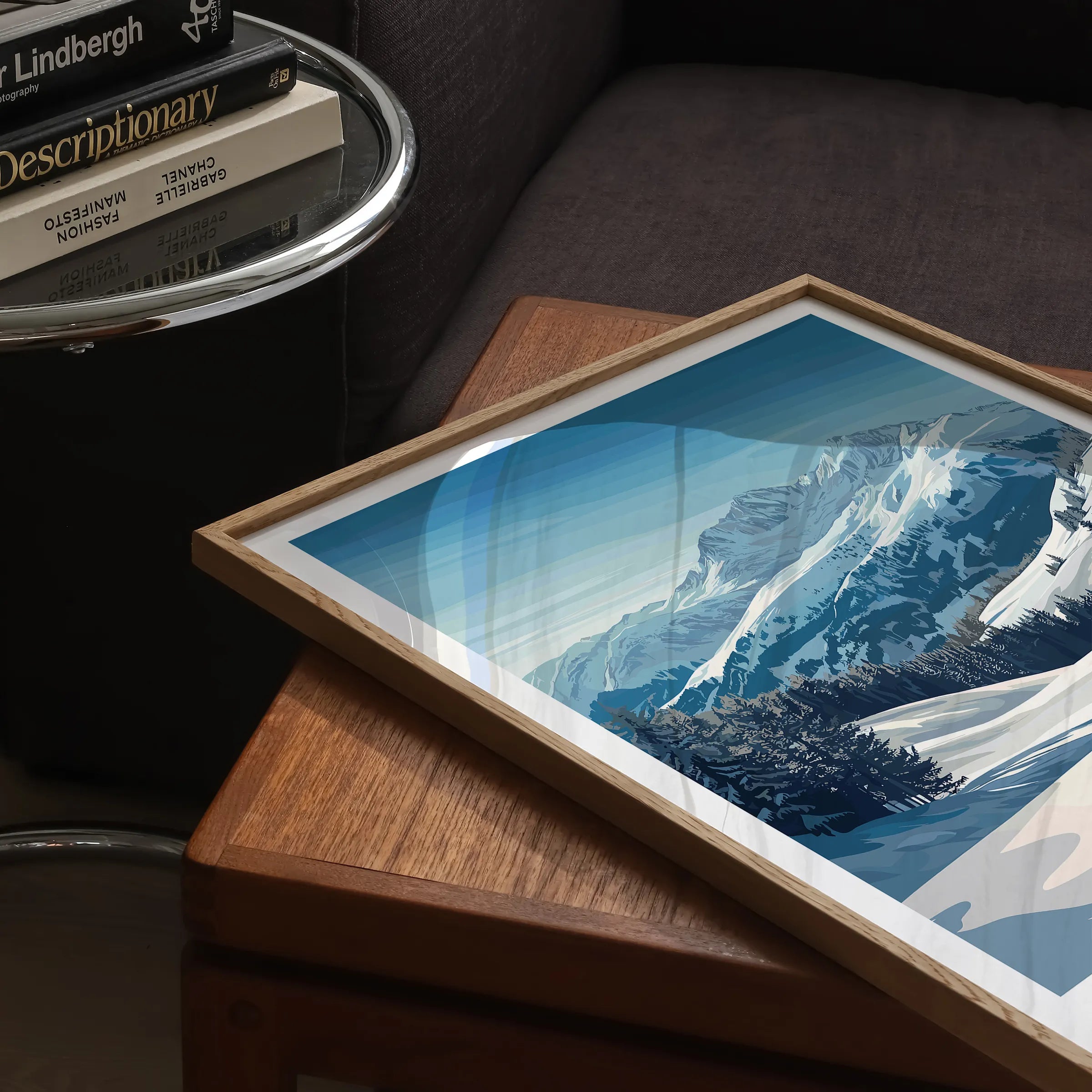 La Plagne Souvenir Poster Print