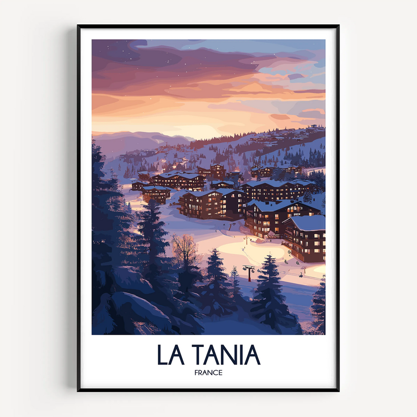La Tania Destination Art Gift