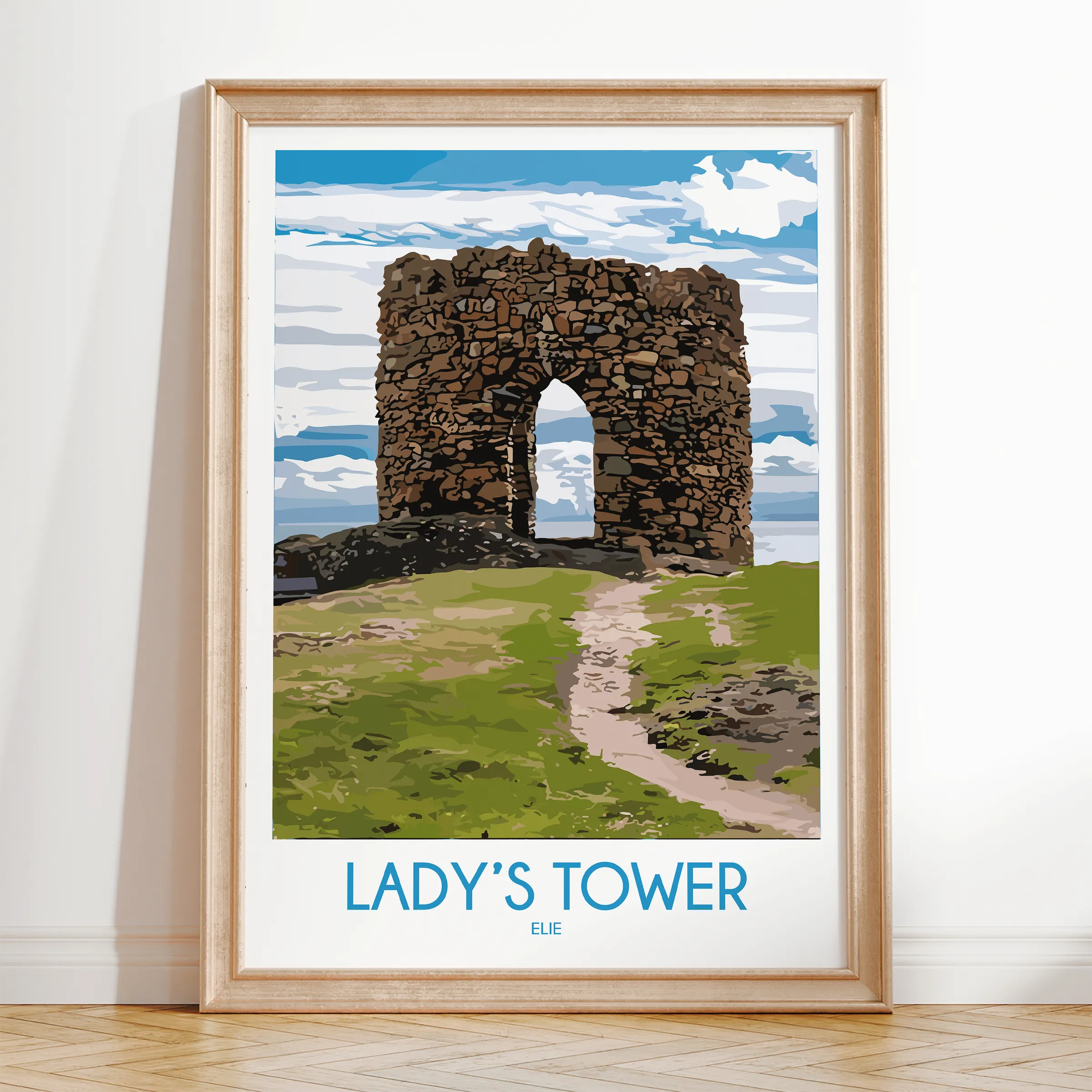 Lady'S Tower Destination Art Gift