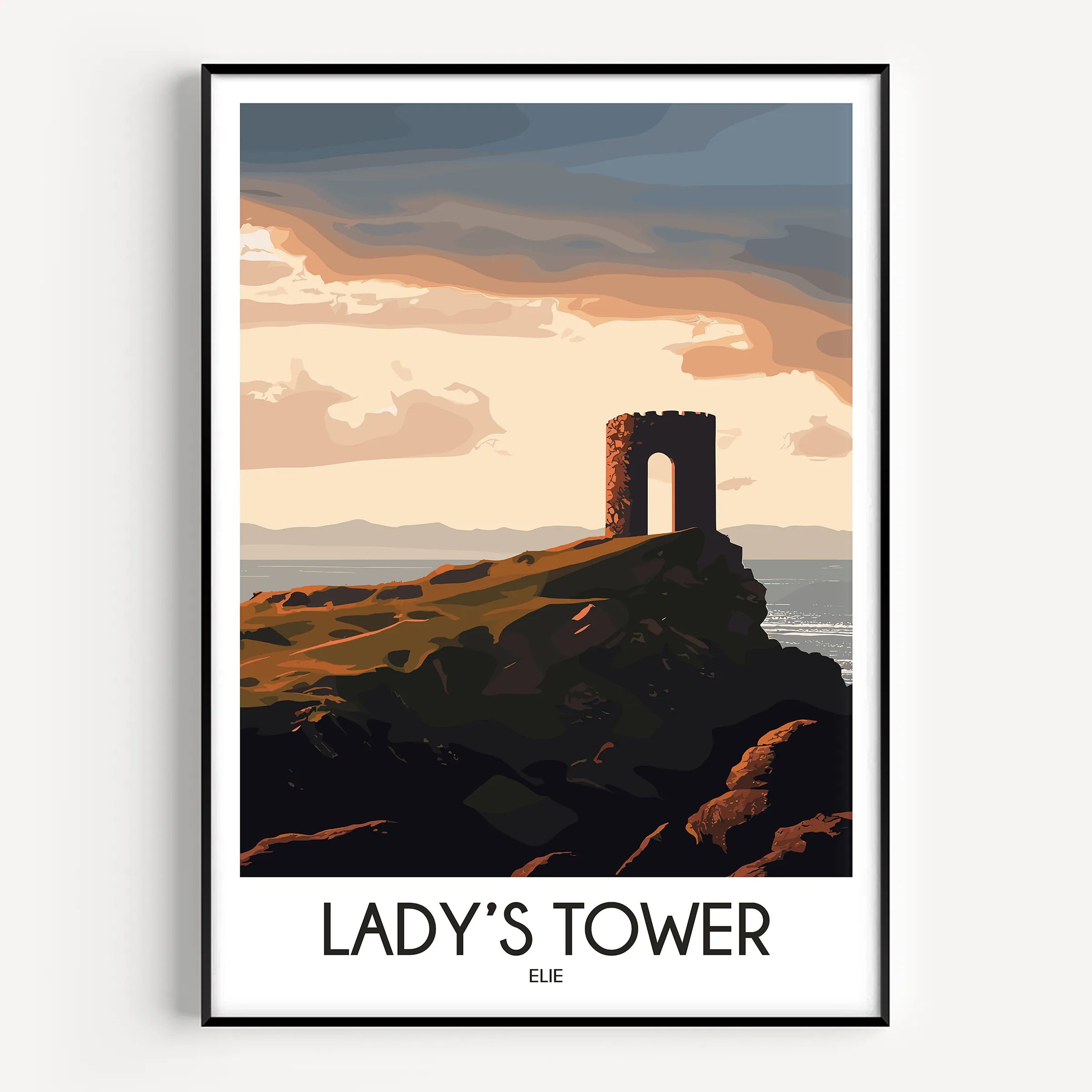 Lady'S Tower Destination Art Gift