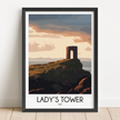 Lady'S Tower Minimalist Wall Art