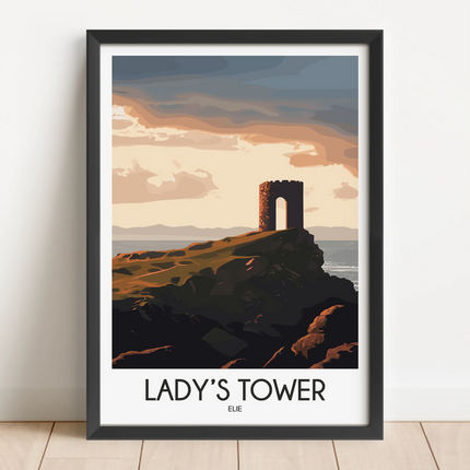 Lady'S Tower Minimalist Wall Art
