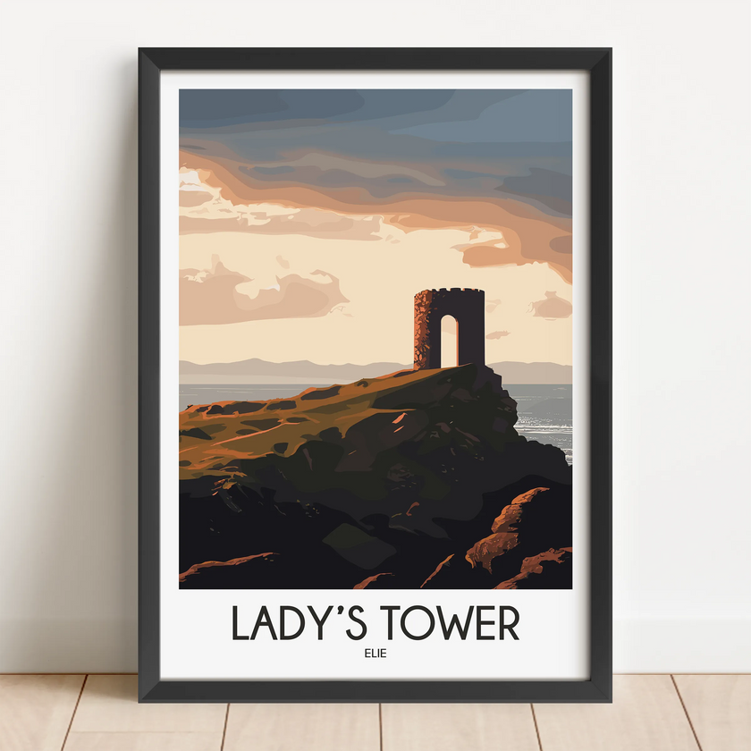 Lady'S Tower Minimalist Wall Art