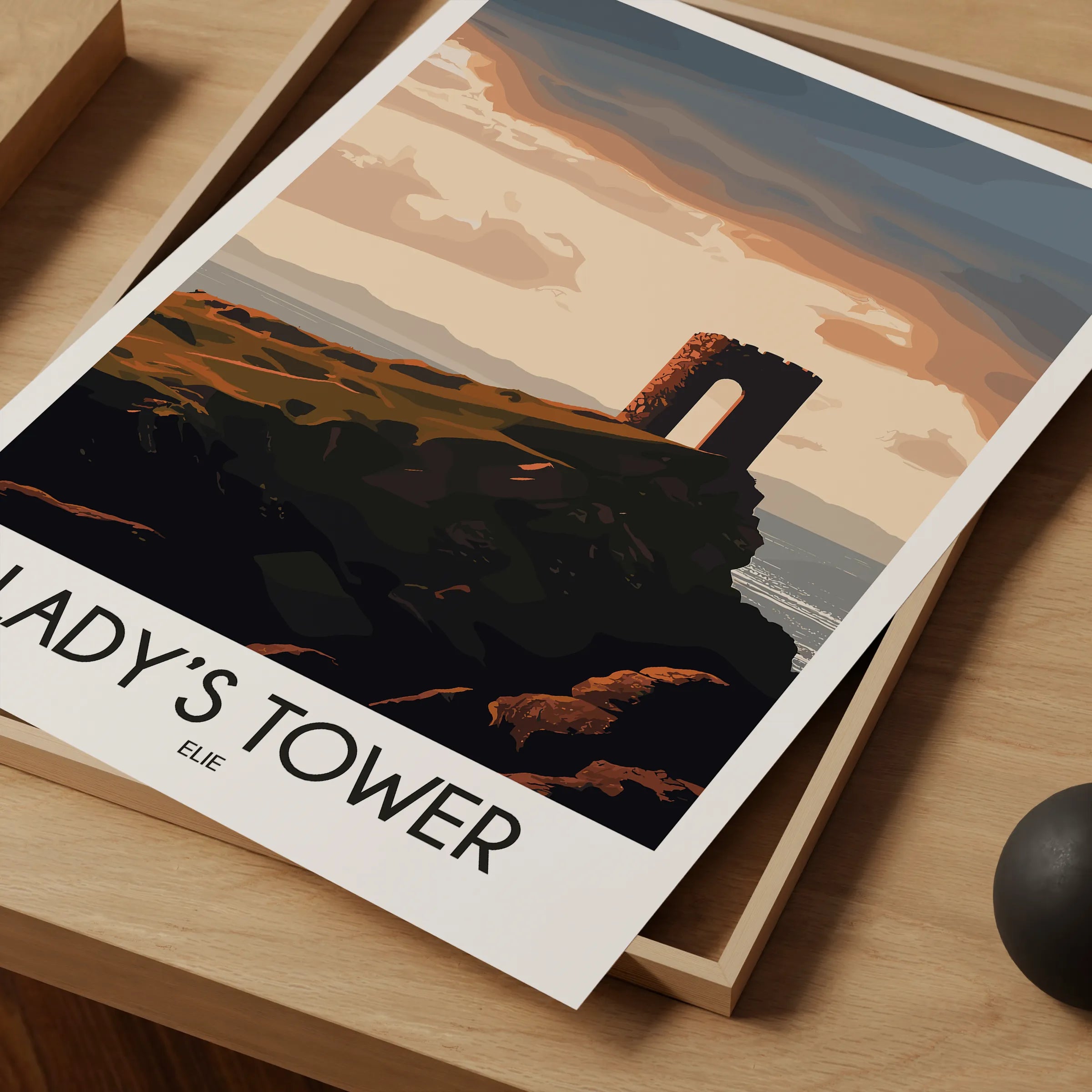 Lady'S Tower Scenic Landscape Art