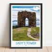 Lady'S Tower Scenic Landscape Art
