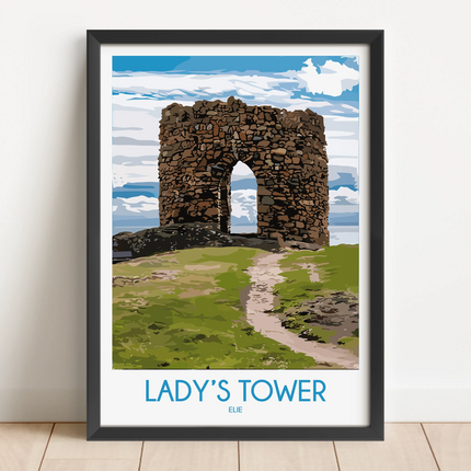 Lady'S Tower Scenic Landscape Art