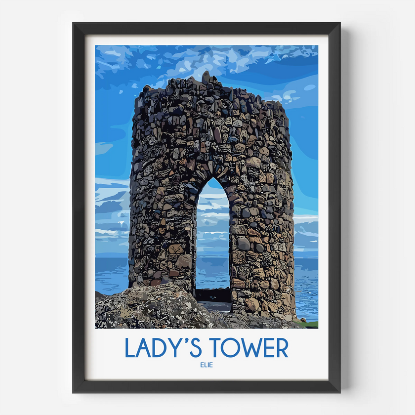 Ladys Tower Minimalist Wall Art