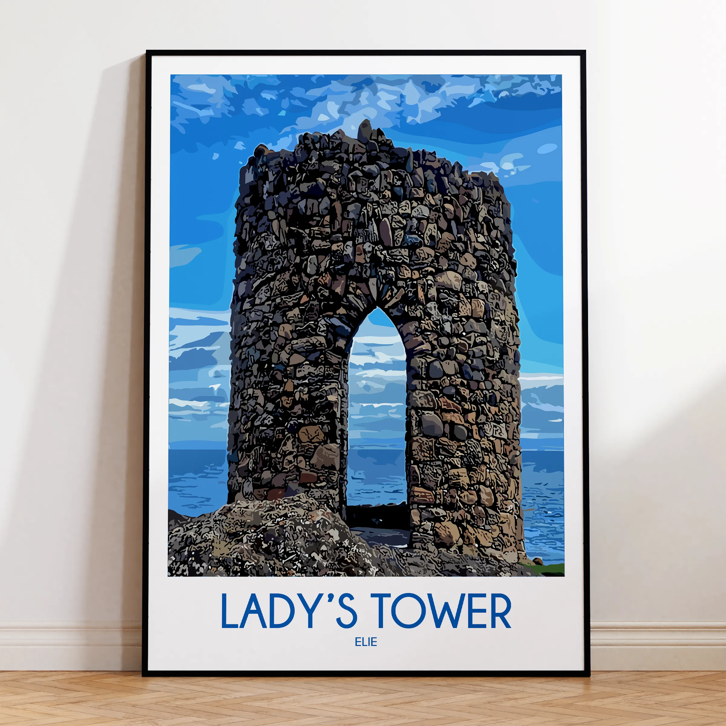 Ladys Tower Scenic Landscape Art