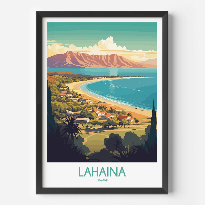 Lahaina Destination Art Gift