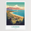 Lahaina Modern Travel Poster