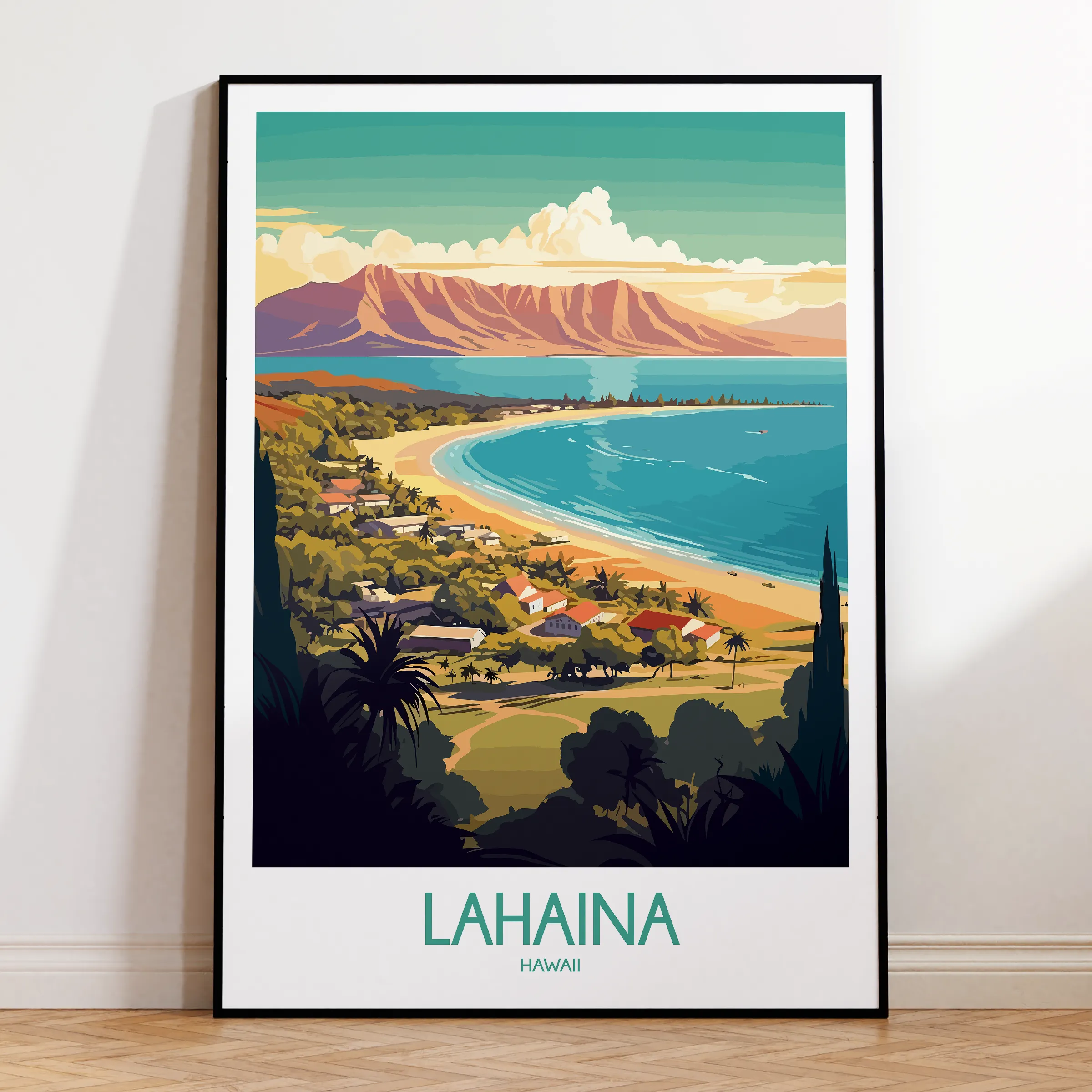 Lahaina Souvenir Poster Print