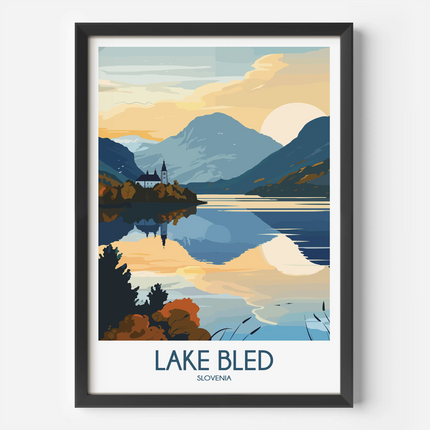Lake Bled Home Office Decor